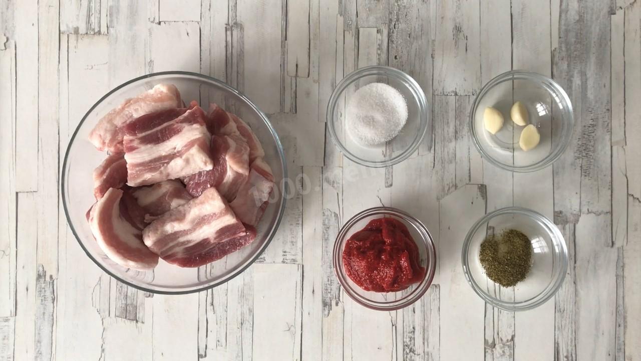 Шаг 1 приготовления Ребрышки свиные в фольге