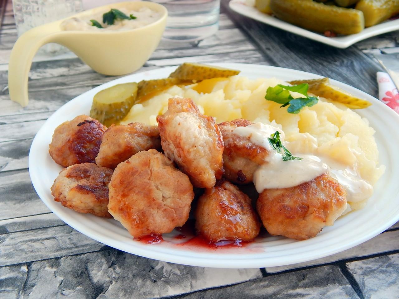 Шаг 10 приготовления Шведские фрикадельки как в икеа