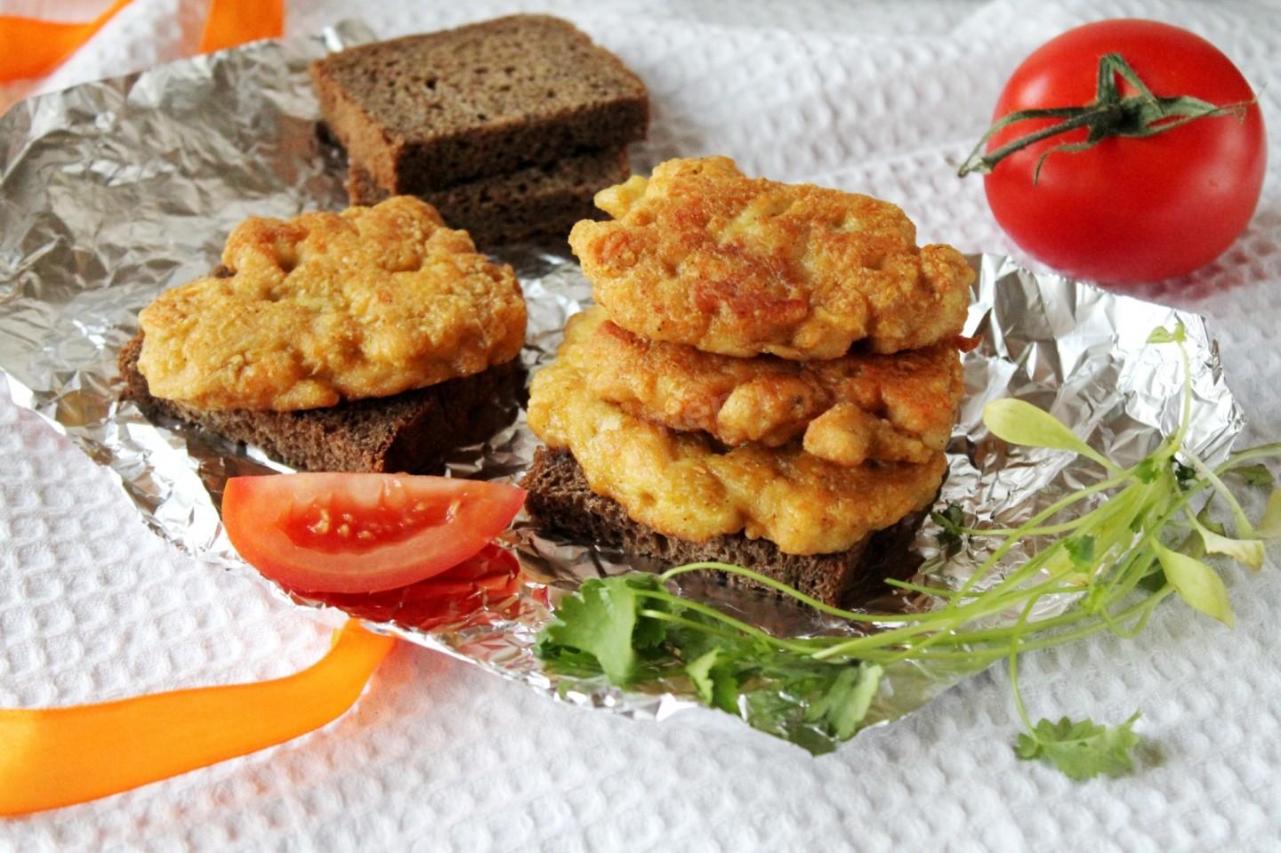 Шаг 7 приготовления Котлеты из куриной грудки с сыром