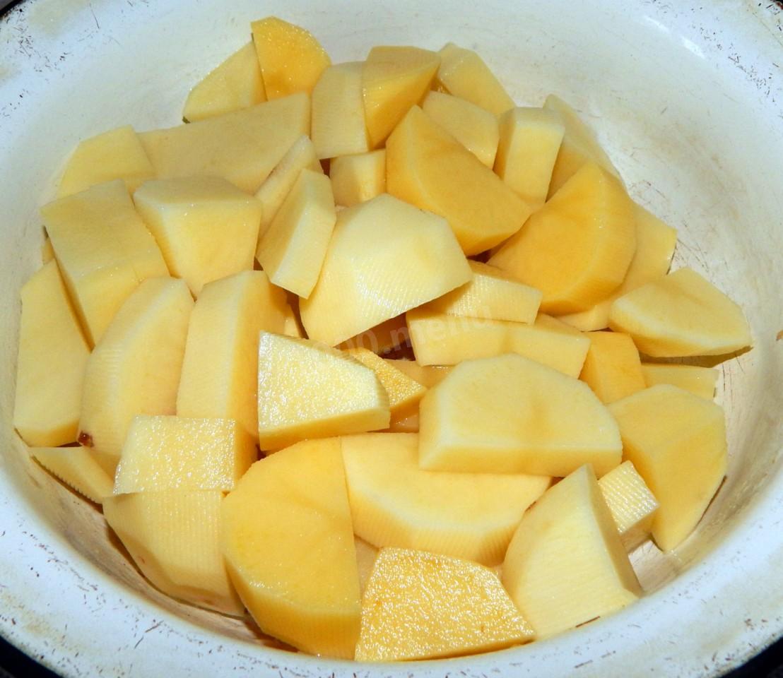 Шаг 5 приготовления Тушеное мясо с овощами в мультиварке