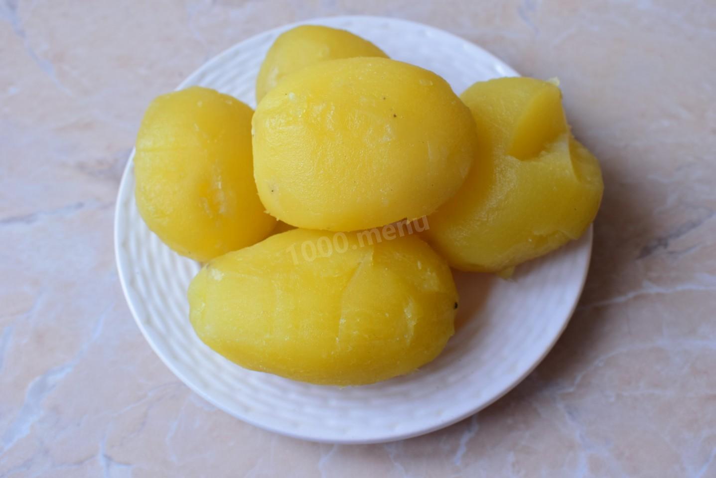Шаг 10 приготовления Куриное филе грудки под шубой в духовке
