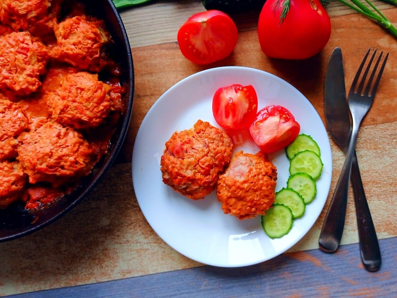 Обложка рецепта Ленивый перец с рисом и фаршем