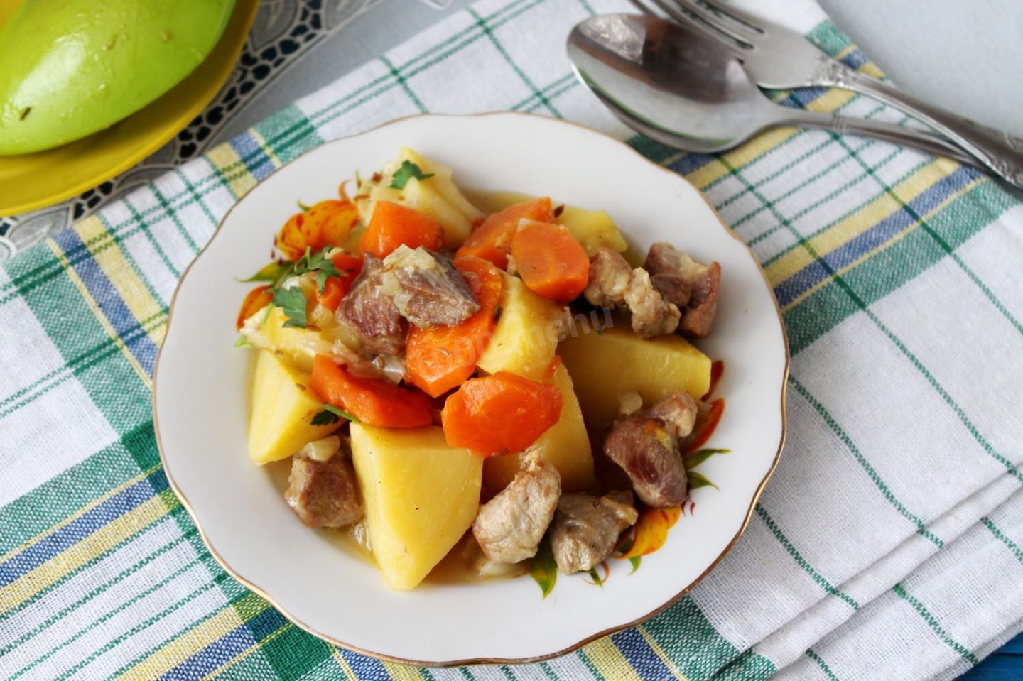 Шаг 7 приготовления Куырдак по-казахски