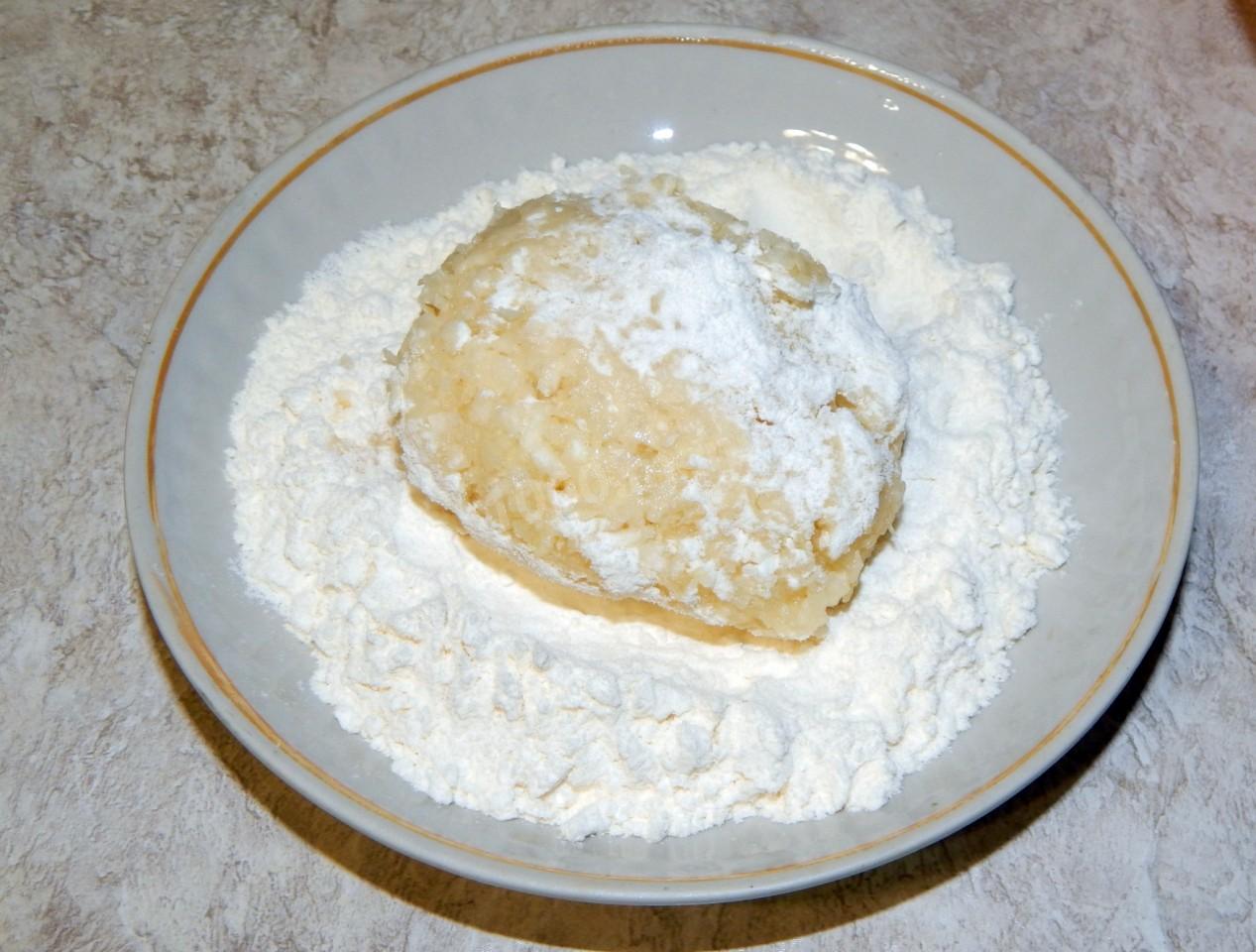 Шаг 5 приготовления Котлеты с капустой на сковороде