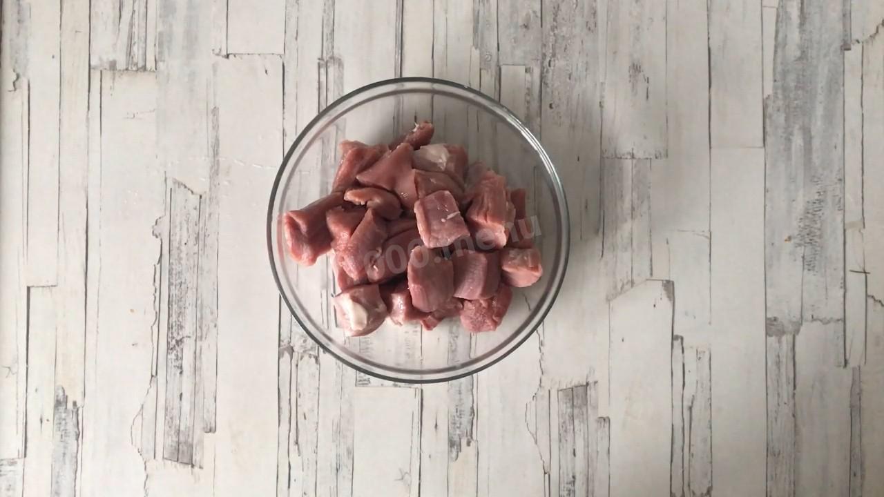 Шаг 2 приготовления Мясо со стручковой фасолью