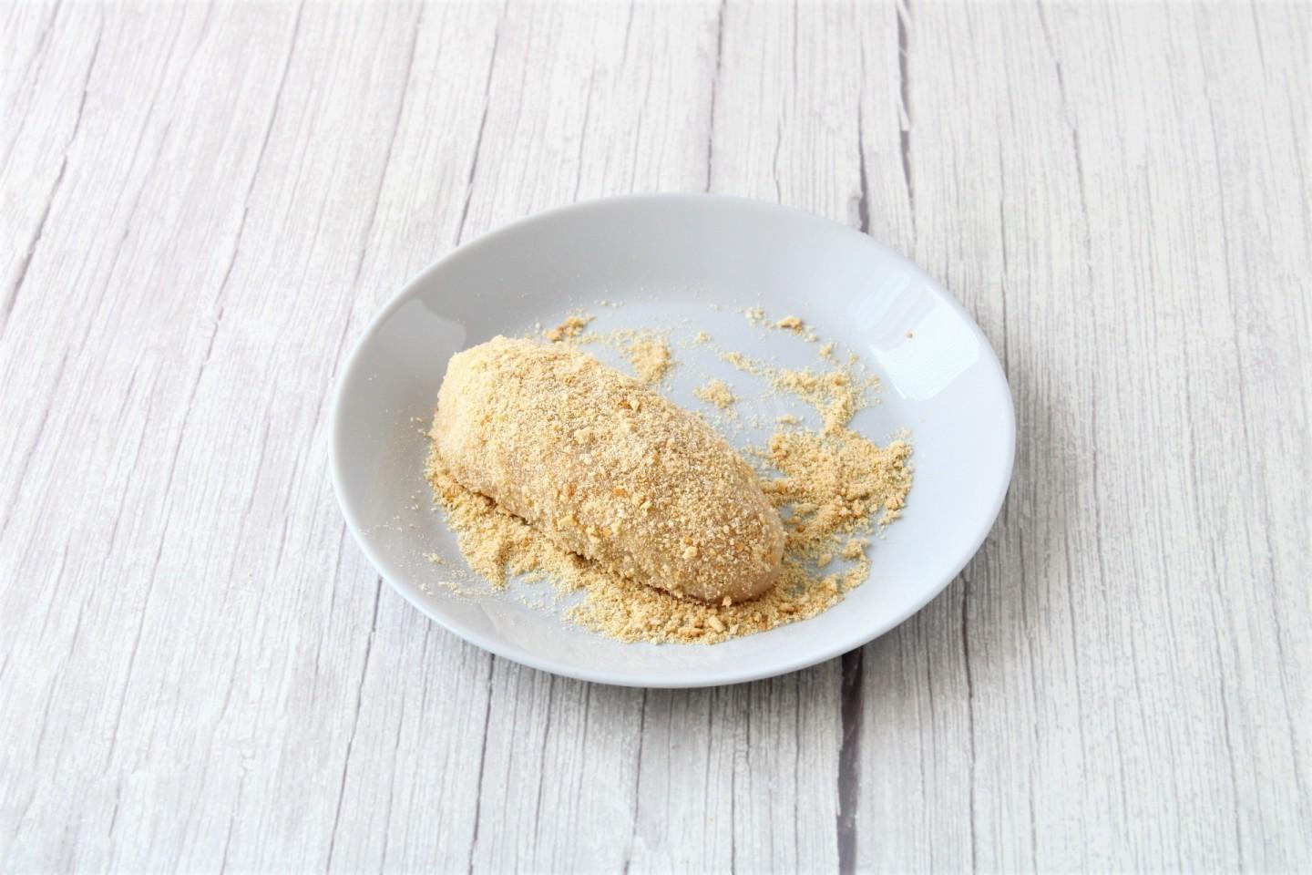 Шаг 13 приготовления Зразы куриные с сыром на сковороде