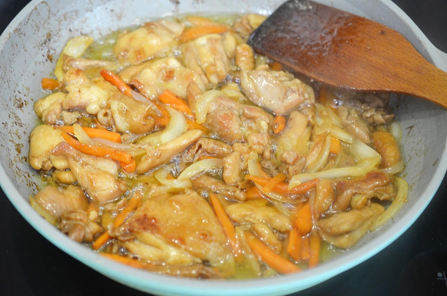 Шаг 11 приготовления Сладкая курица по китайски