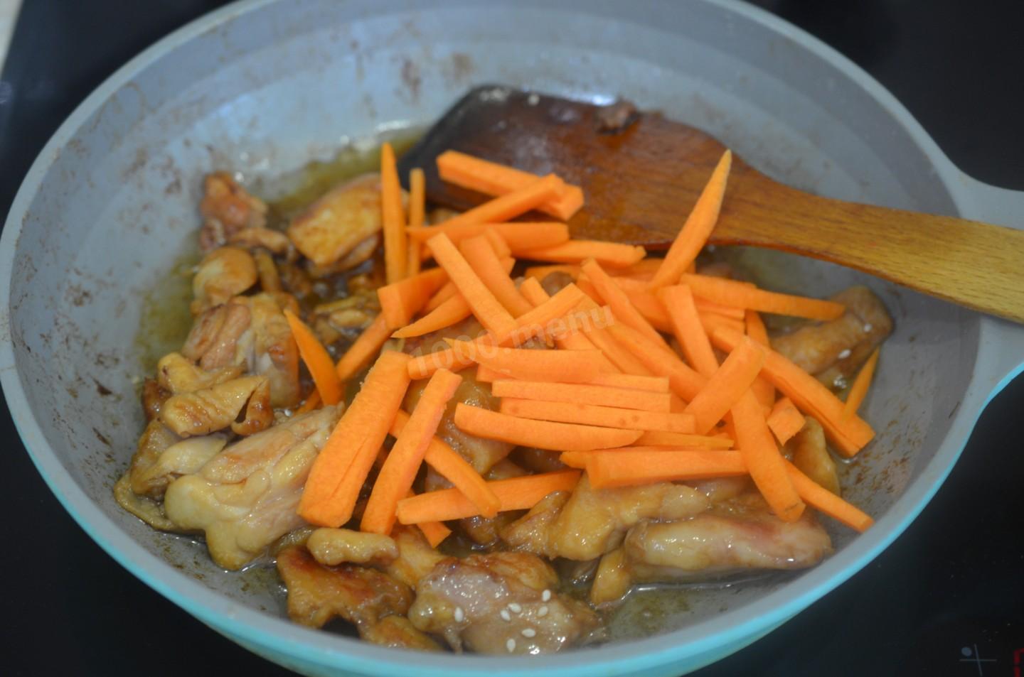 Шаг 6 приготовления Сладкая курица по китайски