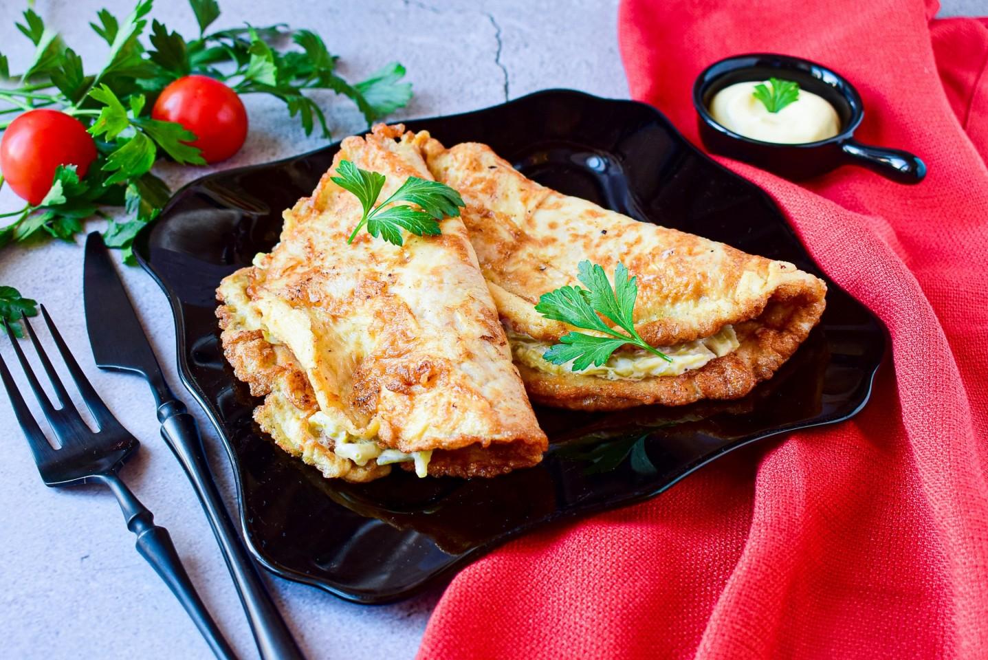 Обложка рецепта Бризоль из курицы на сковороде