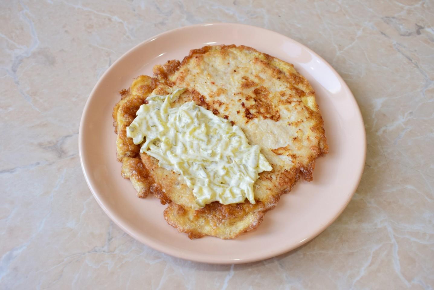 Шаг 11 приготовления Бризоль из курицы на сковороде