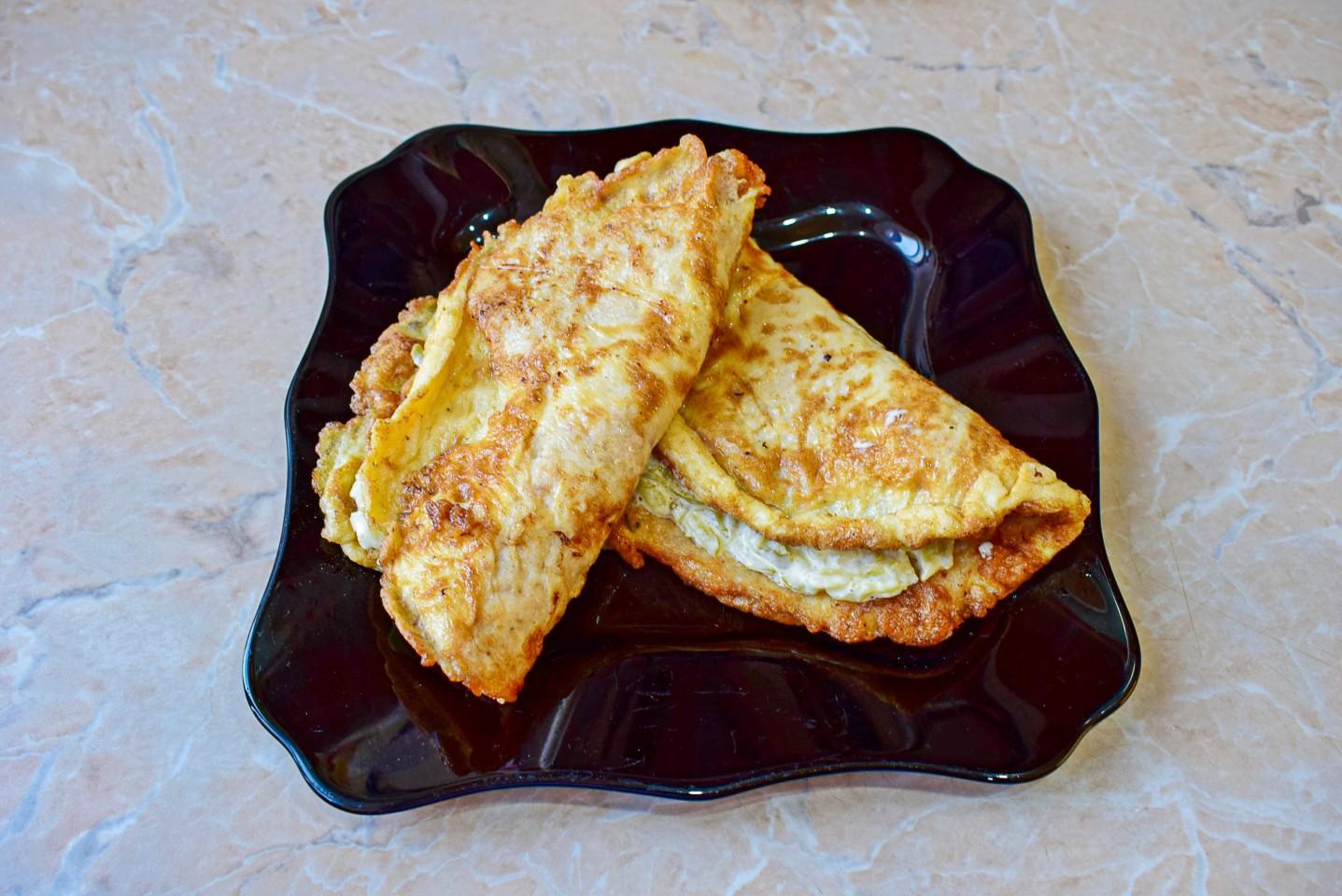 Шаг 12 приготовления Бризоль из курицы на сковороде