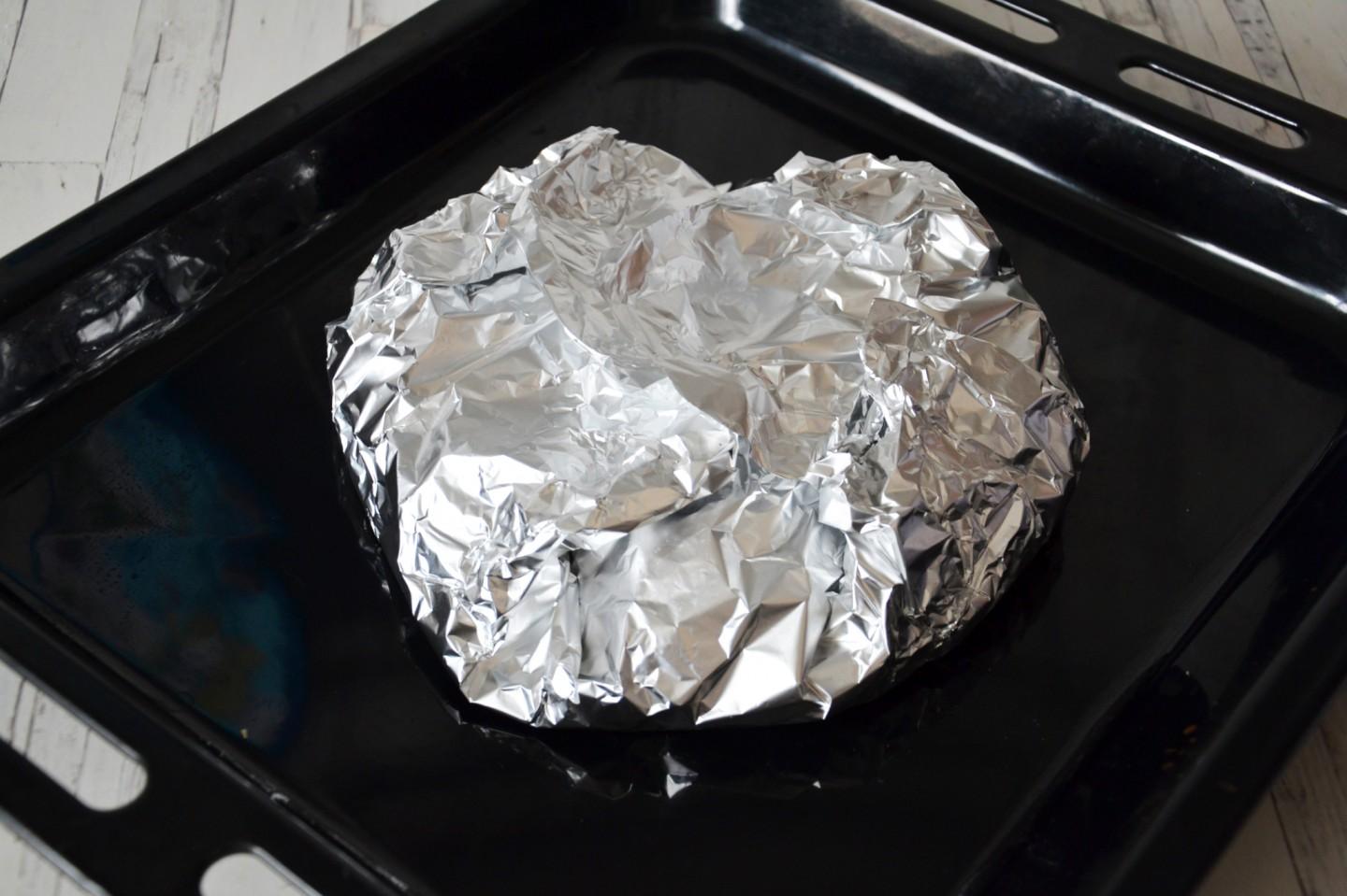 Шаг 9 приготовления Мясо кусочками в духовке