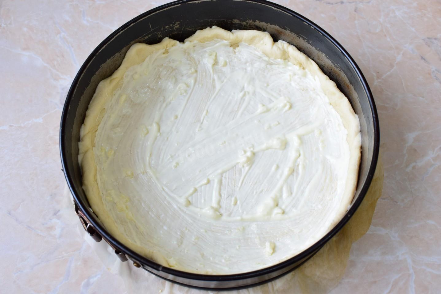 Шаг 5 приготовления Пицца деревенская с курицей закрытая