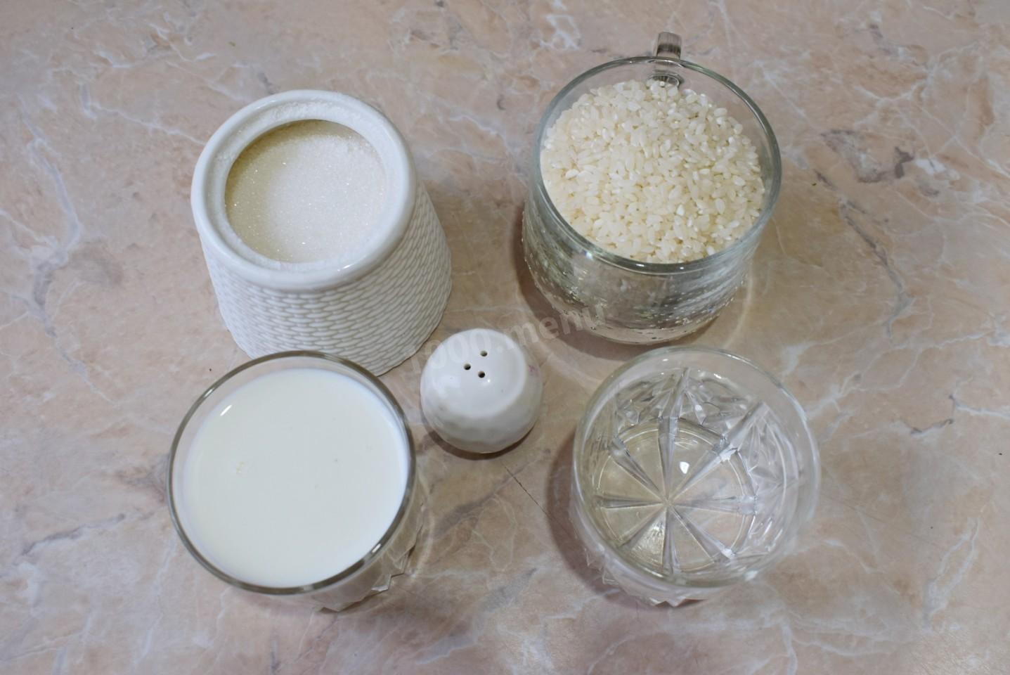 Шаг 1 приготовления Рисовая каша на воде и молоке