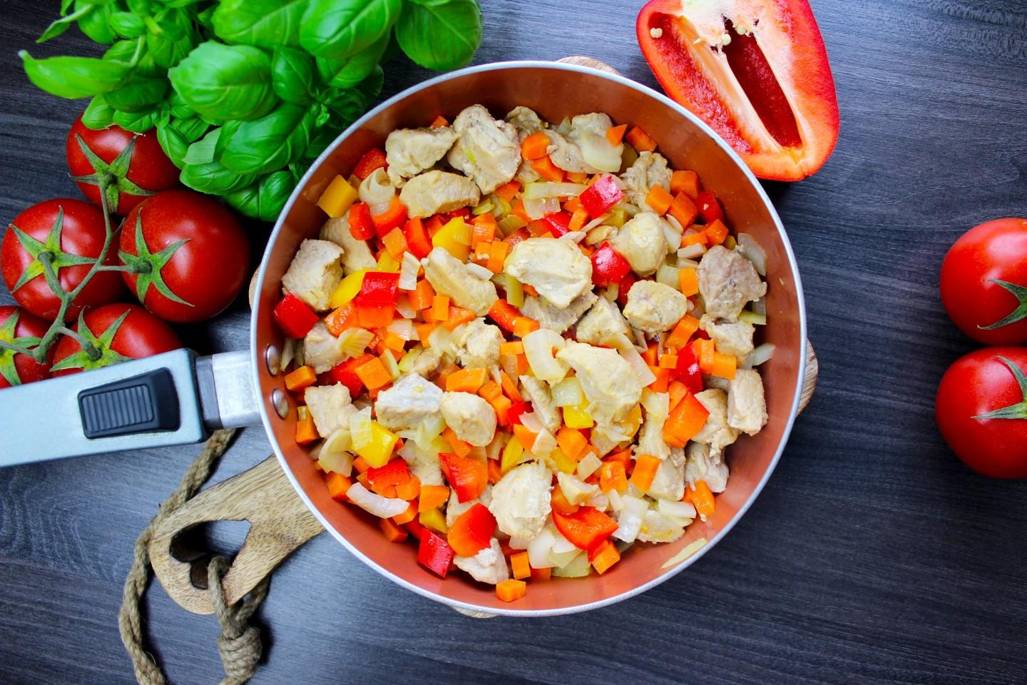 Шаг 8 приготовления Красная фасоль с мясом тушеная