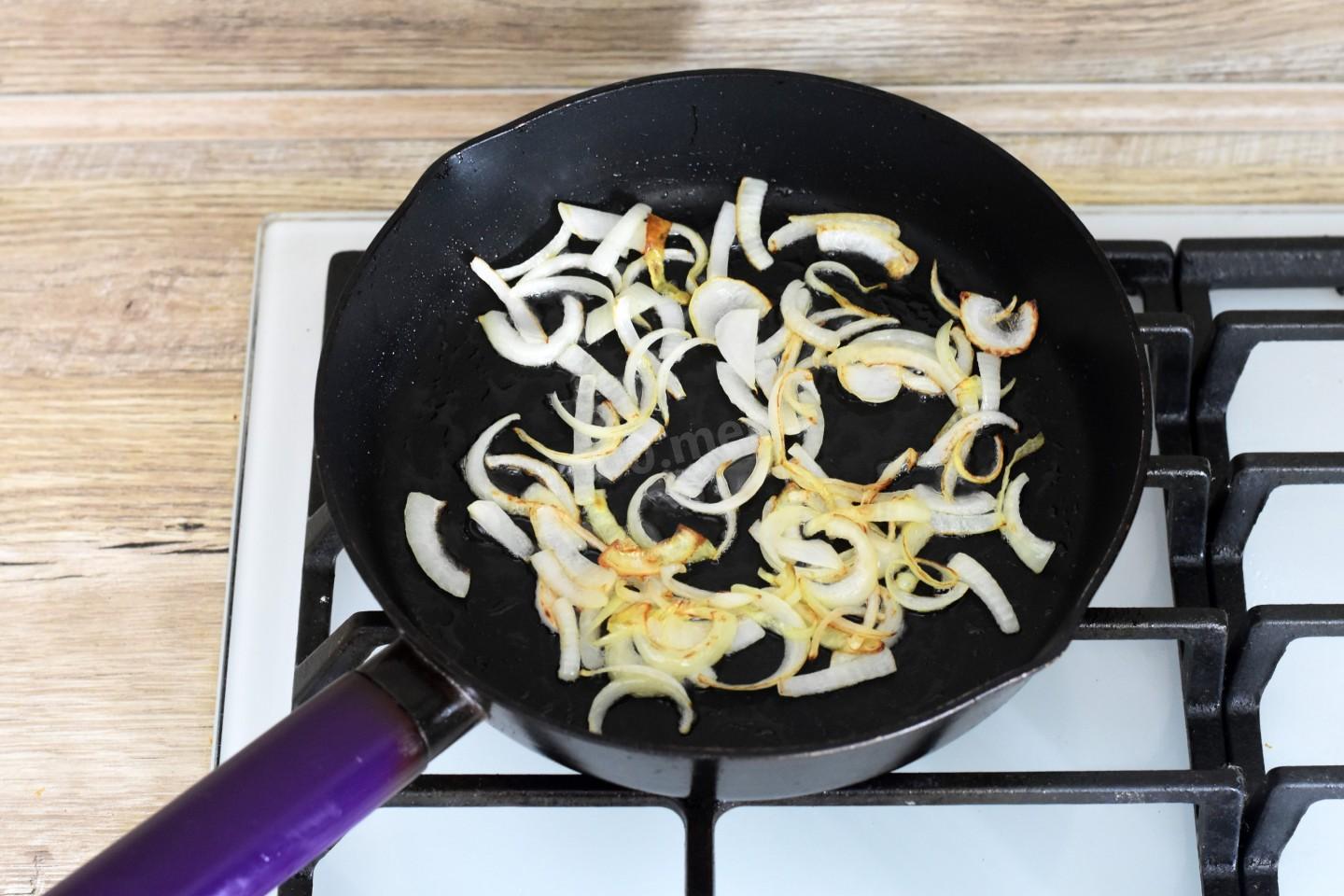 Шаг 7 приготовления Мясо с киви
