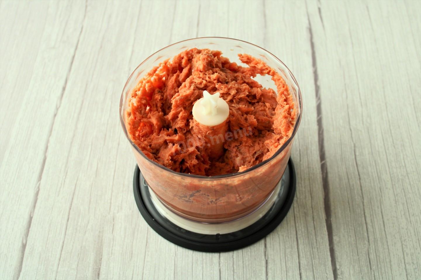 Шаг 7 приготовления Котлеты из фарша лосося