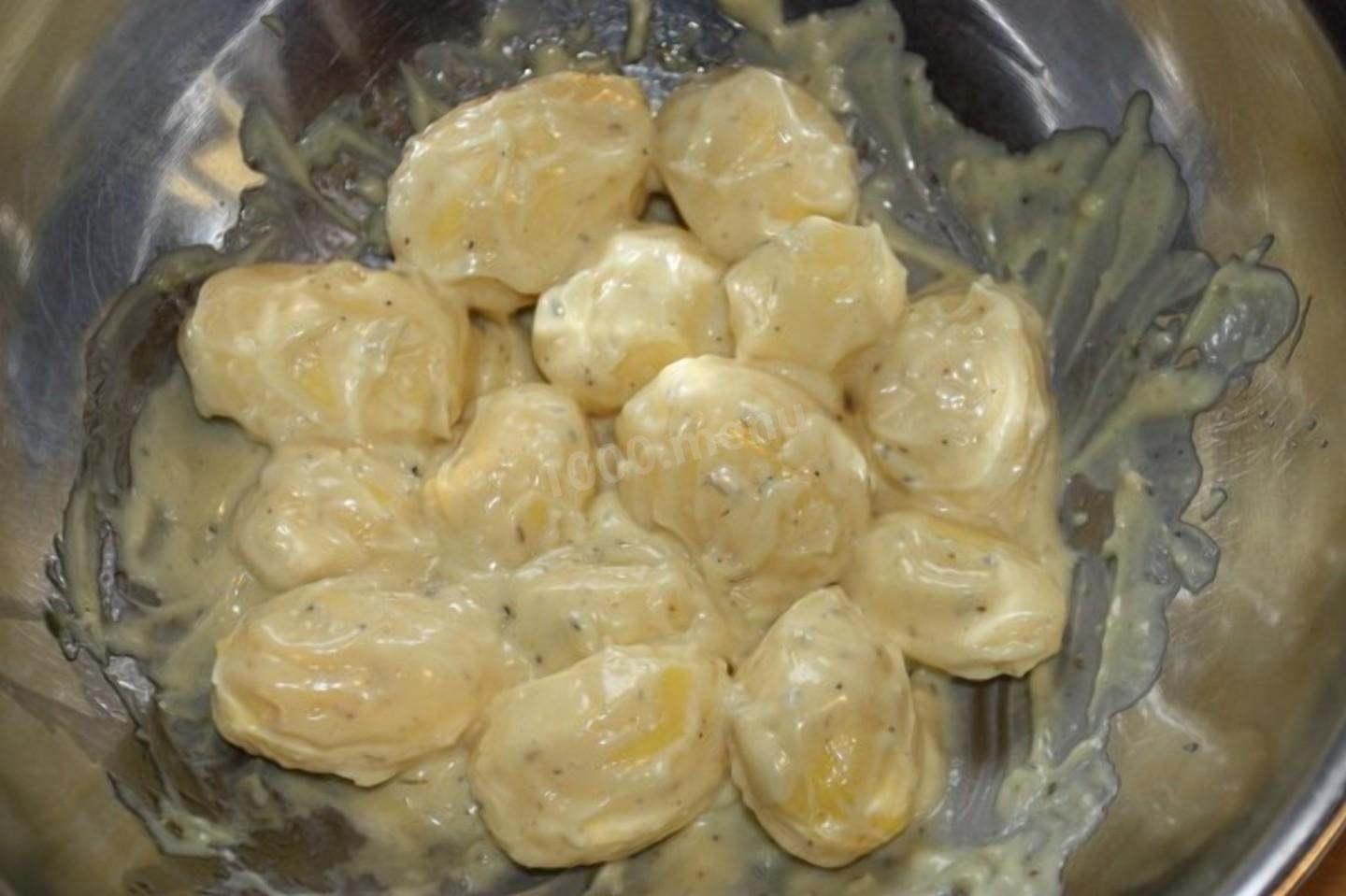 Шаг 6 приготовления Маринованный картофель