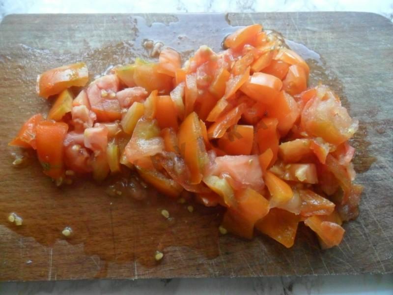 Шаг 3 приготовления Тушеные баклажаны с картошкой
