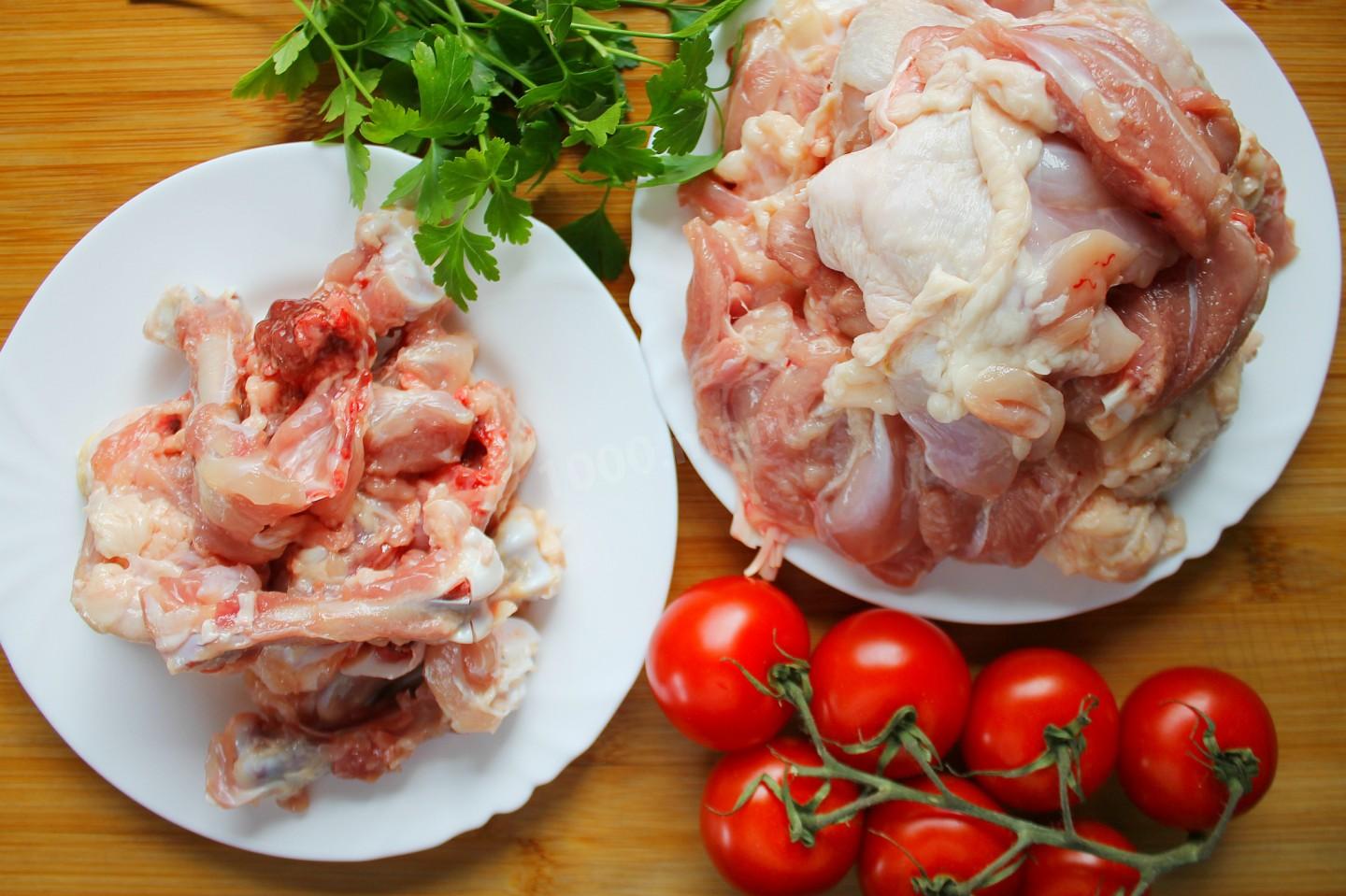Шаг 2 приготовления Шашлык из куриных окорочков