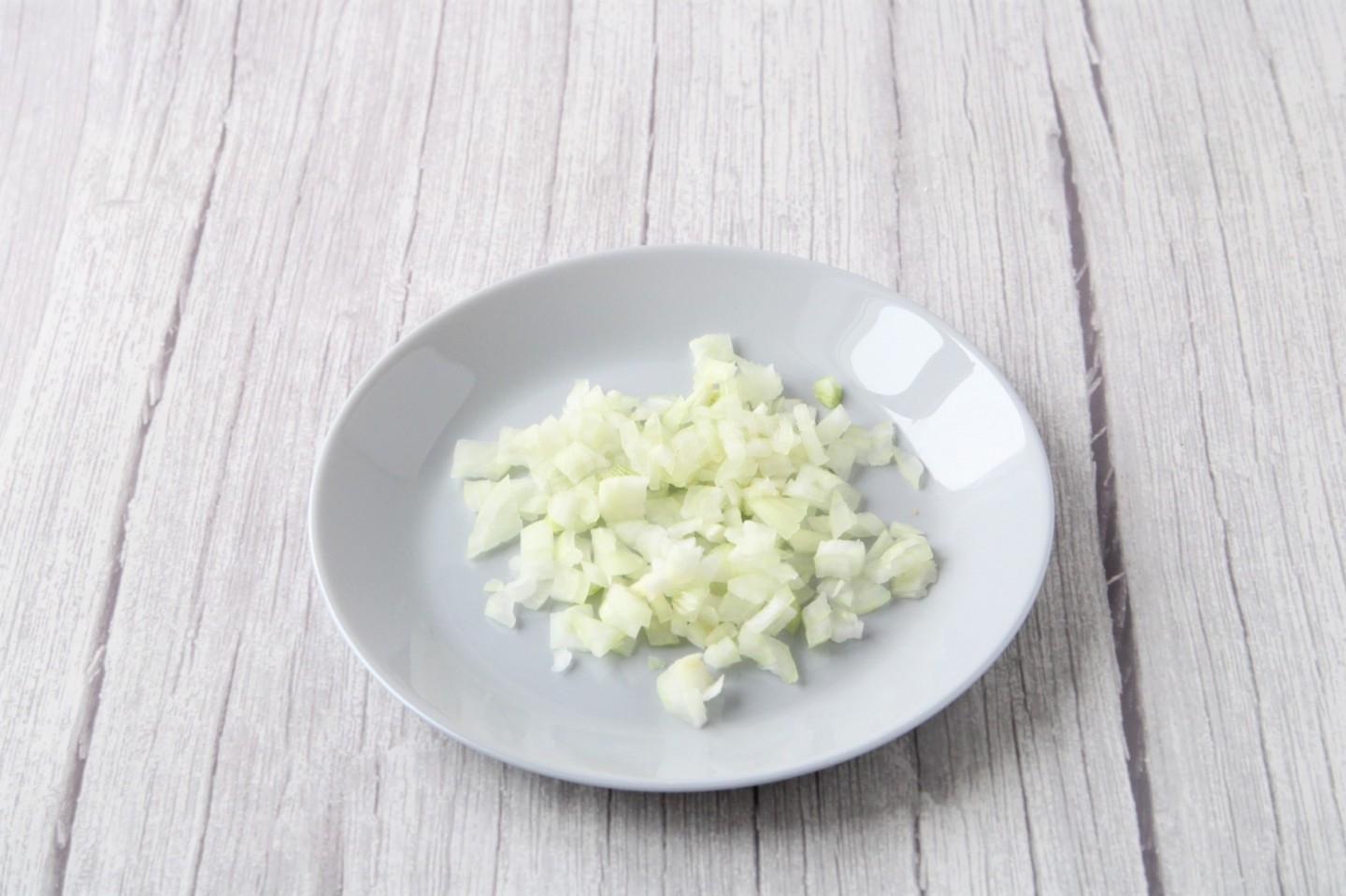 Шаг 4 приготовления Картофельные гнезда с курицей