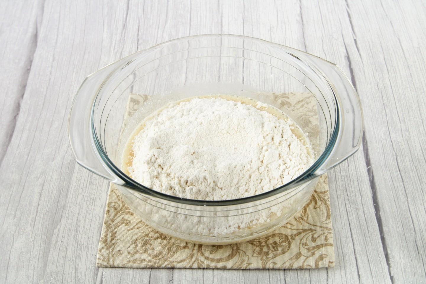 Шаг 19 приготовления Пирожки с капустой и яблоками