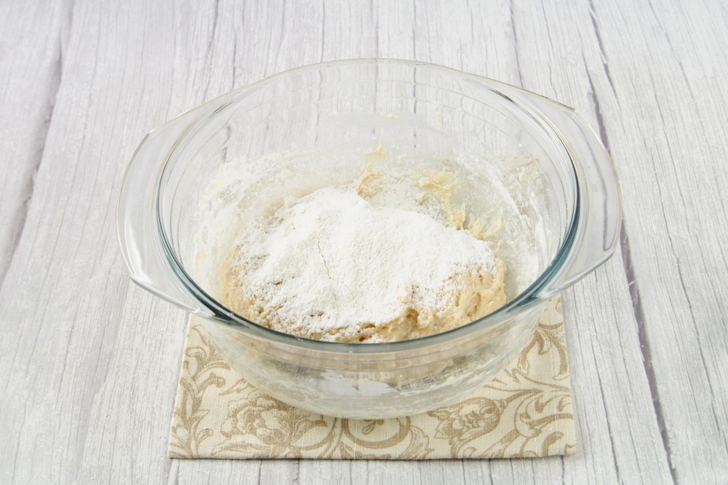 Шаг 20 приготовления Пирожки с капустой и яблоками