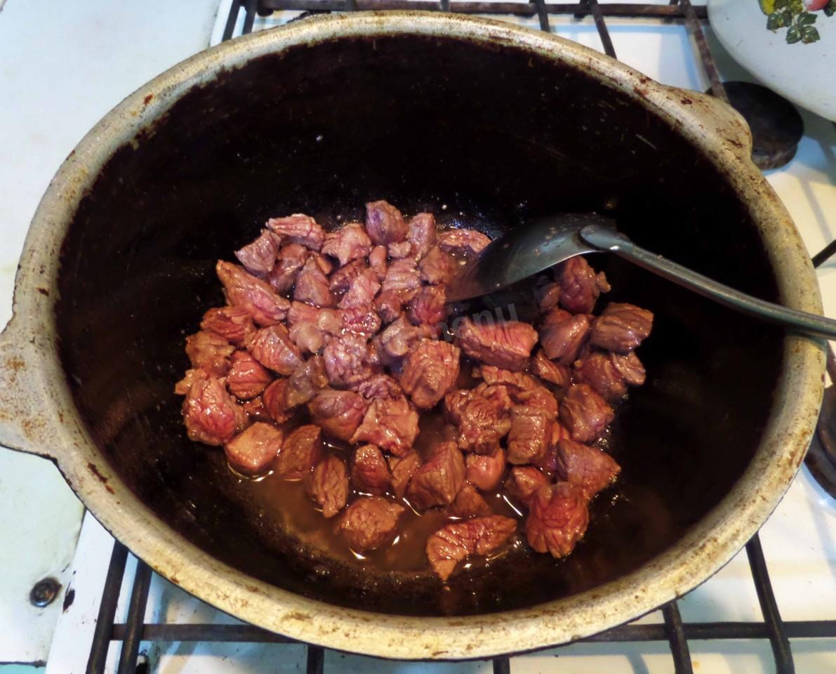 Шаг 7 приготовления Лапша вок с говядиной и овощами