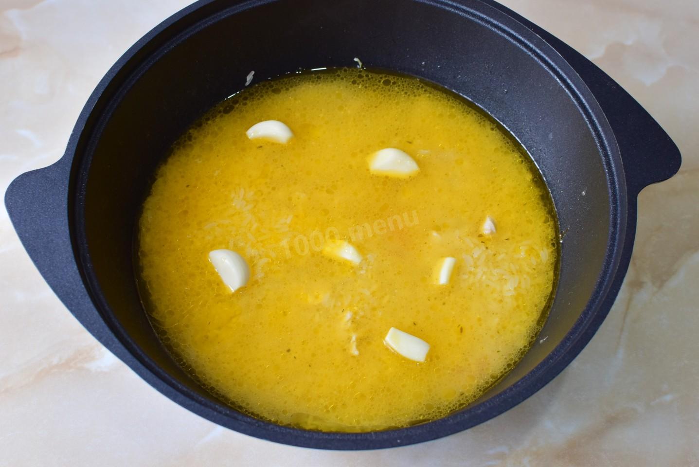 Шаг 11 приготовления Плов из куриной грудки