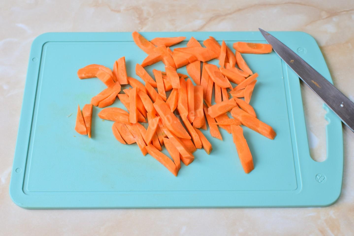 Шаг 6 приготовления Плов из куриной грудки