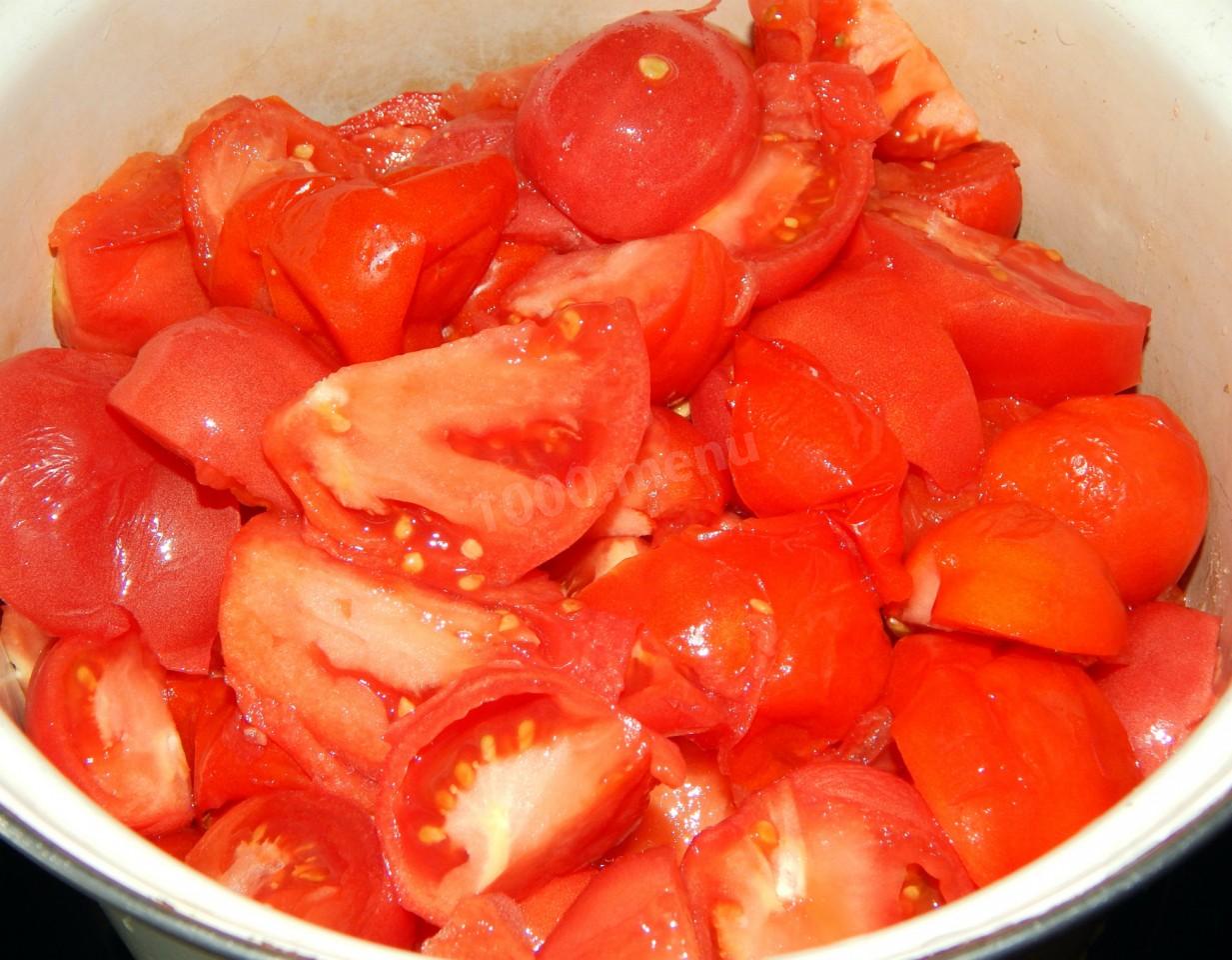 Шаг 2 приготовления Чахохбили из курицы в мультиварке