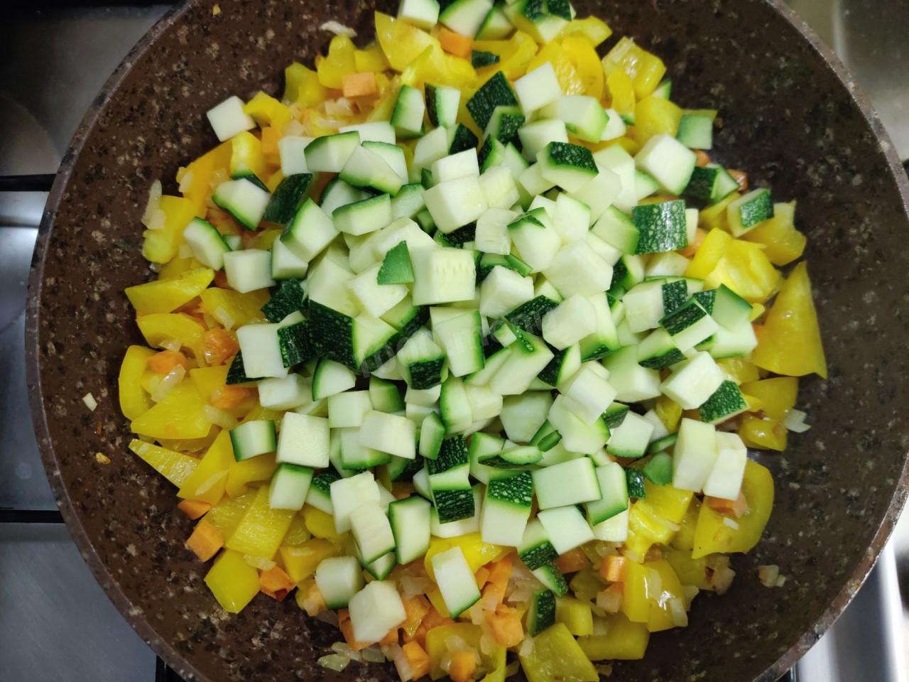 Шаг 4 приготовления Кускус с овощами
