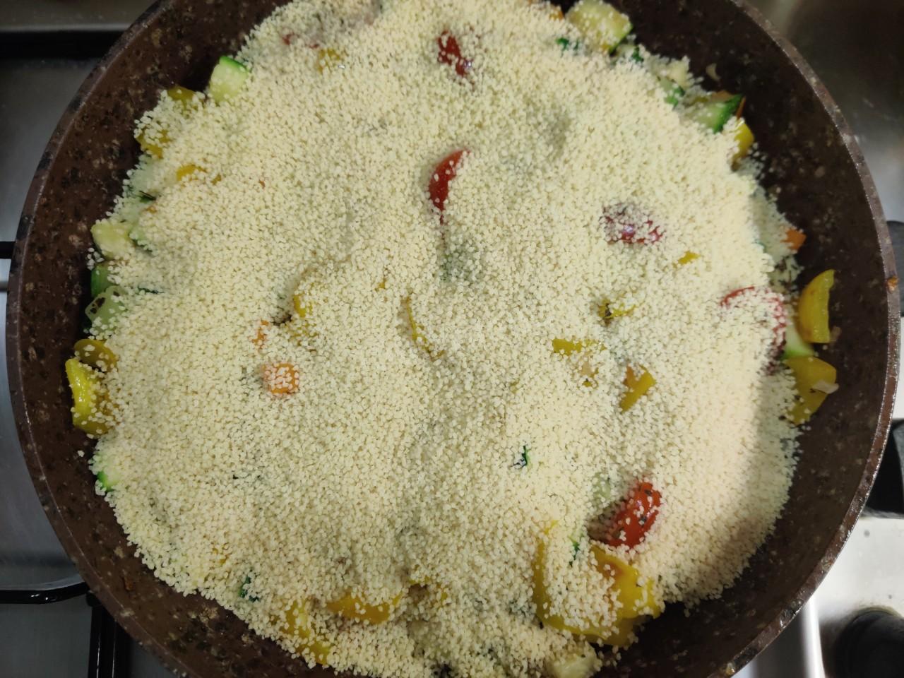 Шаг 7 приготовления Кускус с овощами