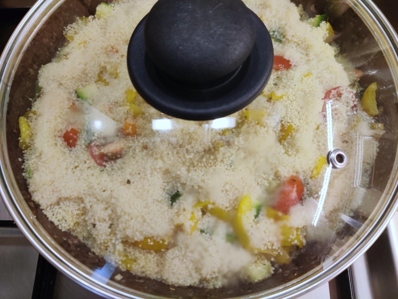 Шаг 8 приготовления Кускус с овощами