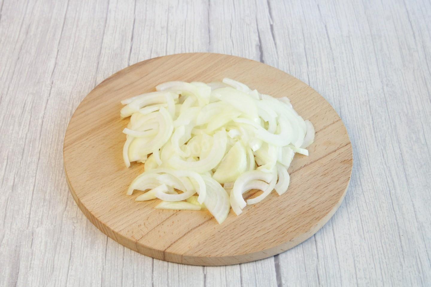 Шаг 13 приготовления Пицца с луком и сыром