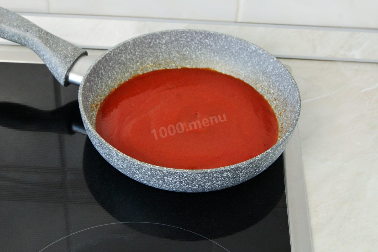 Шаг 4 приготовления Пицца с луком и сыром