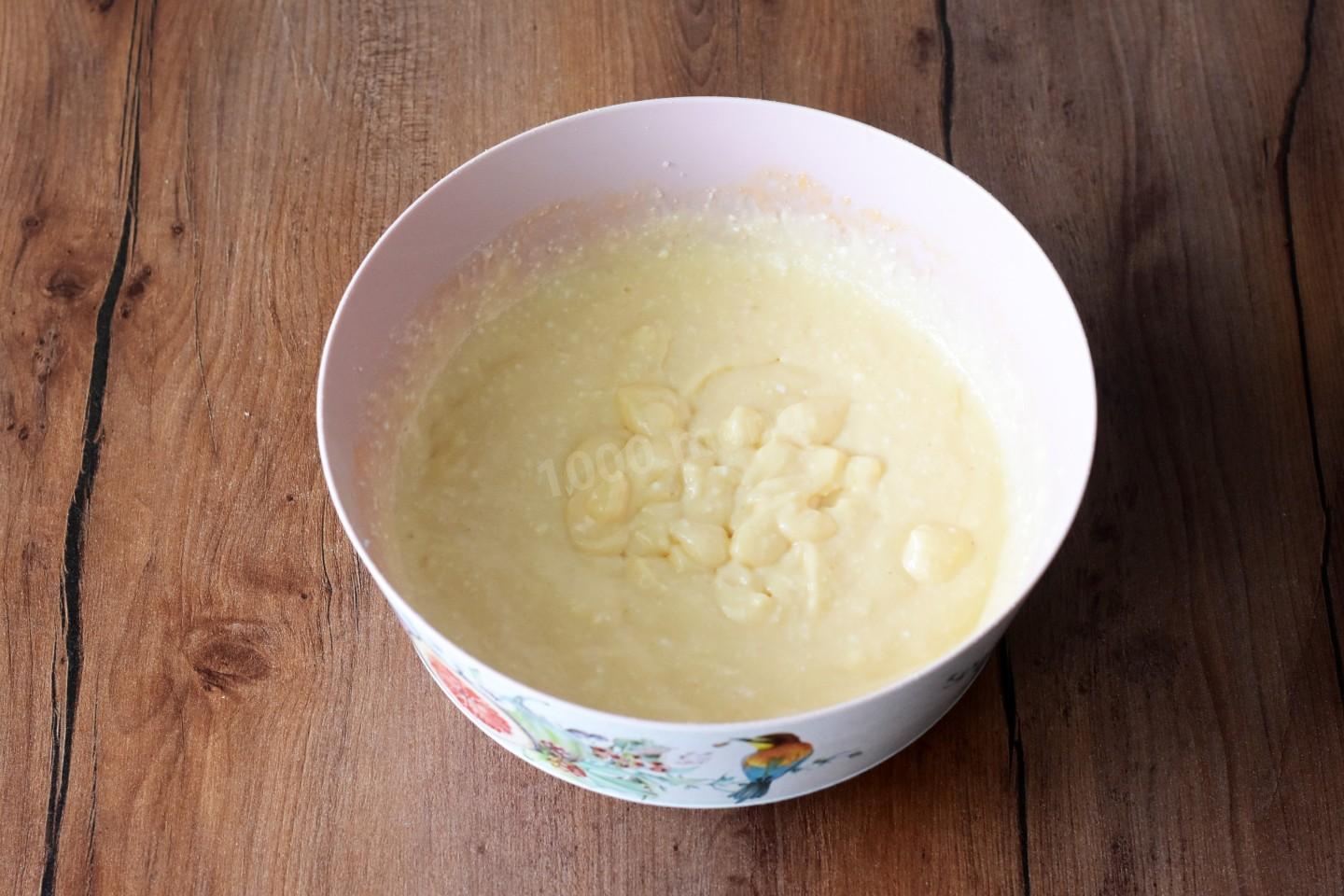 Шаг 2 приготовления Творожно кукурузная запеканка