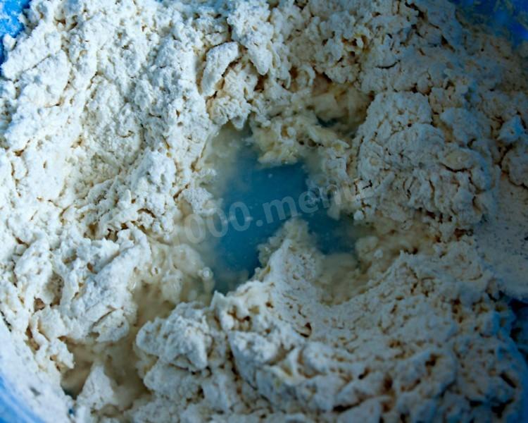 Шаг 4 приготовления Манты с рыбой и рисом