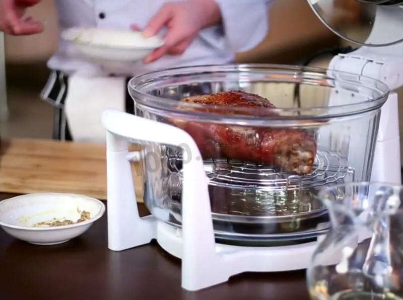 Шаг 12 приготовления Мясо в аэрогриле