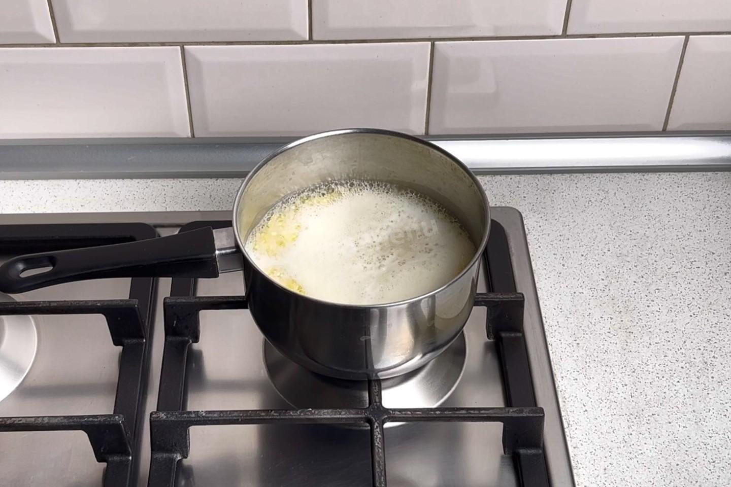 Шаг 3 приготовления Пшенная каша на молоке и воде