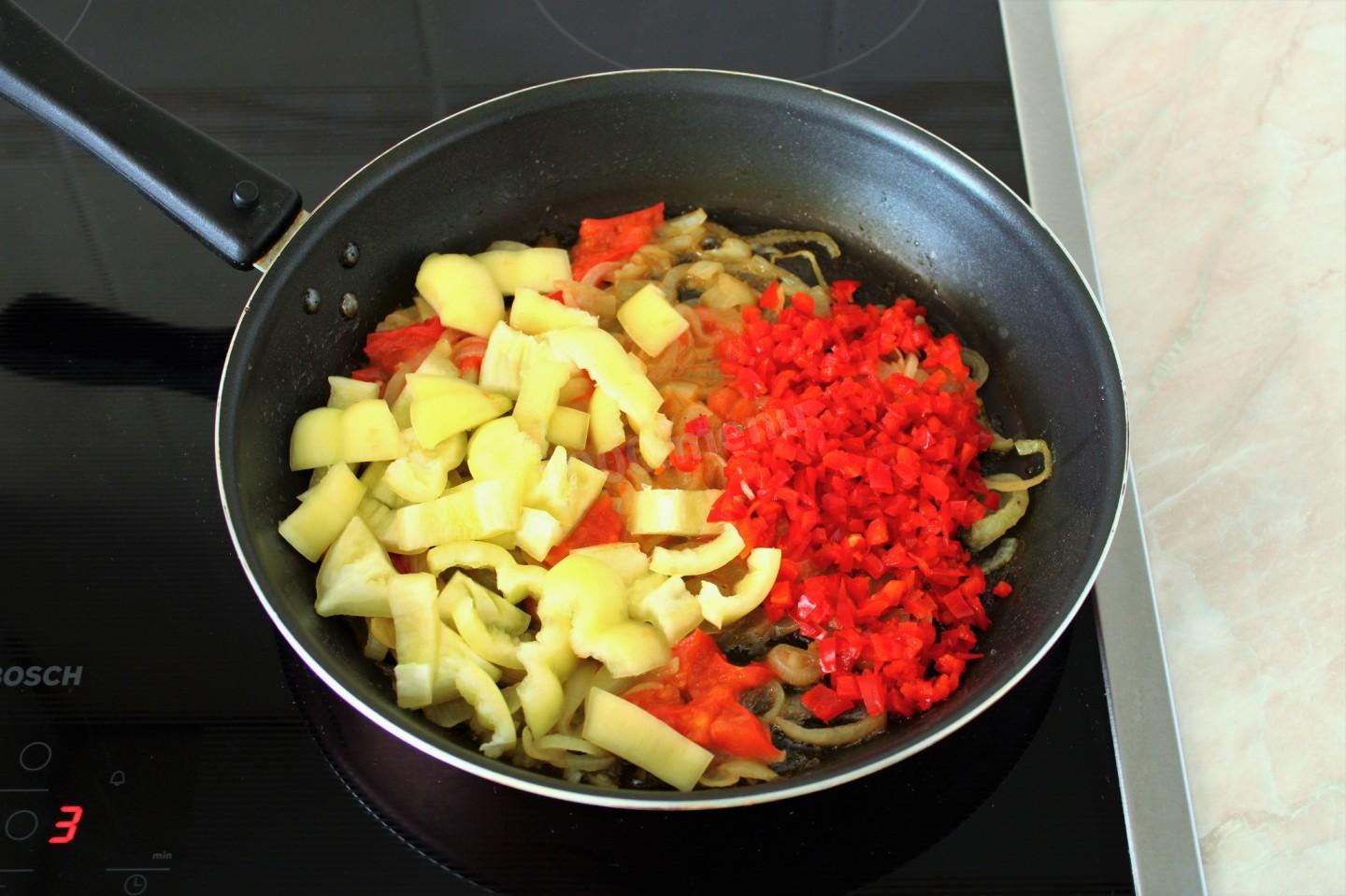 Шаг 11 приготовления Курица чили