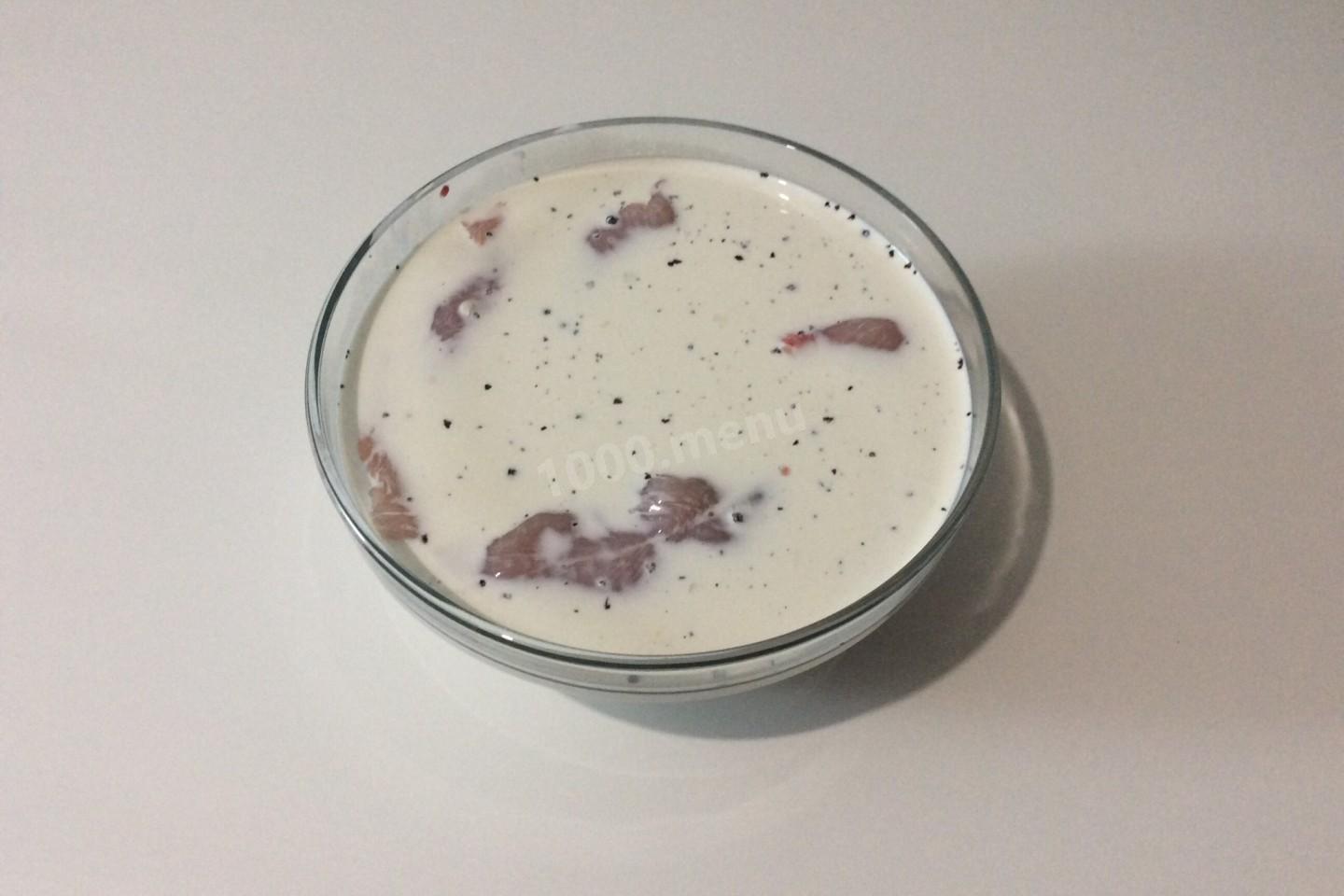 Шаг 4 приготовления Куриное филе в сливках в духовке