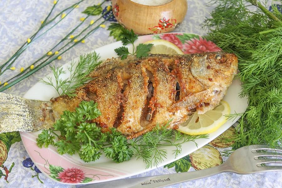 Обложка рецепта Жареный лещ