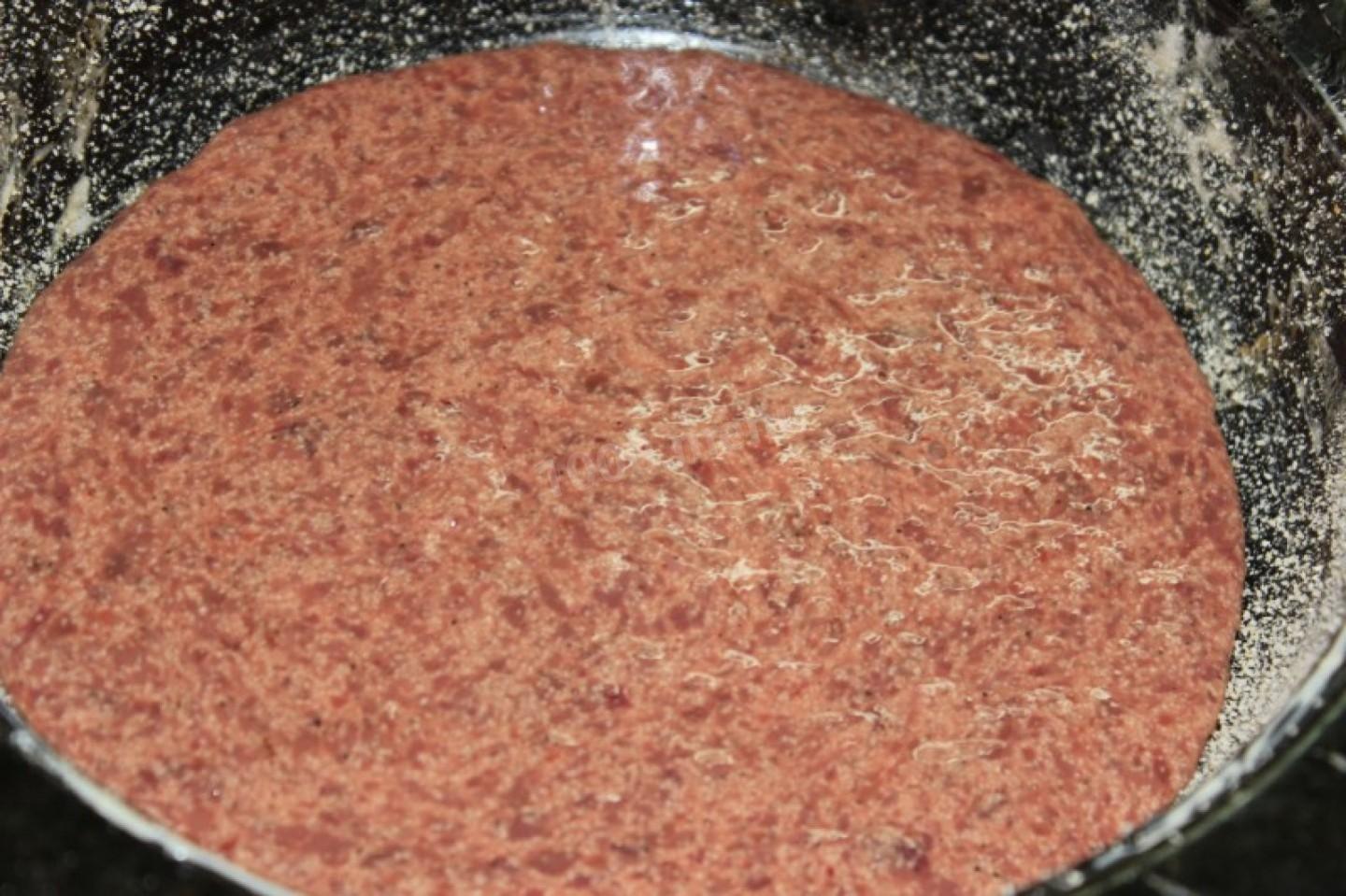 Шаг 4 приготовления Запеканка из куриной печени