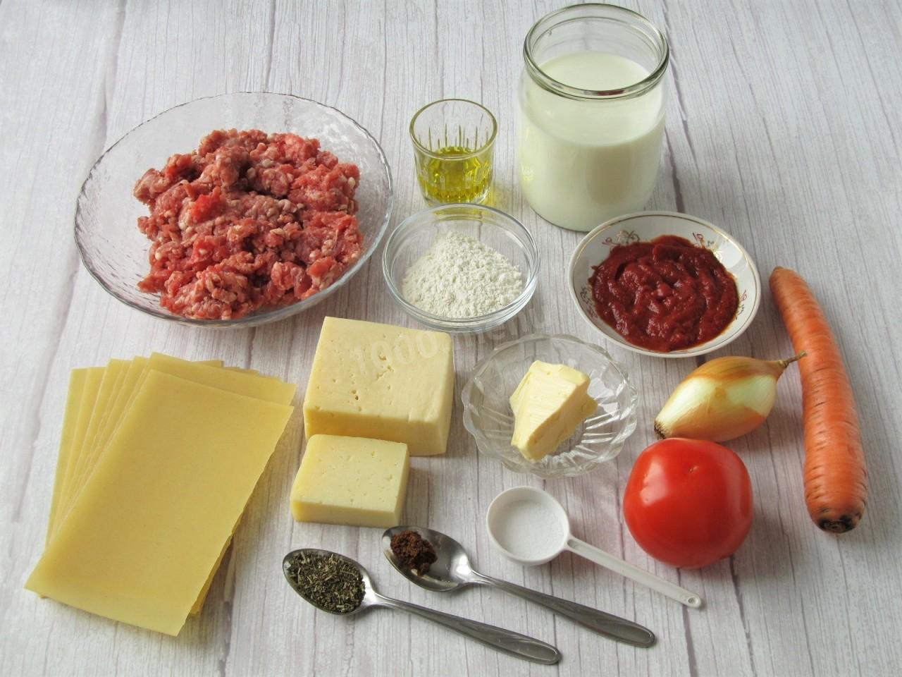 Шаг 1 приготовления Лазанья мясная