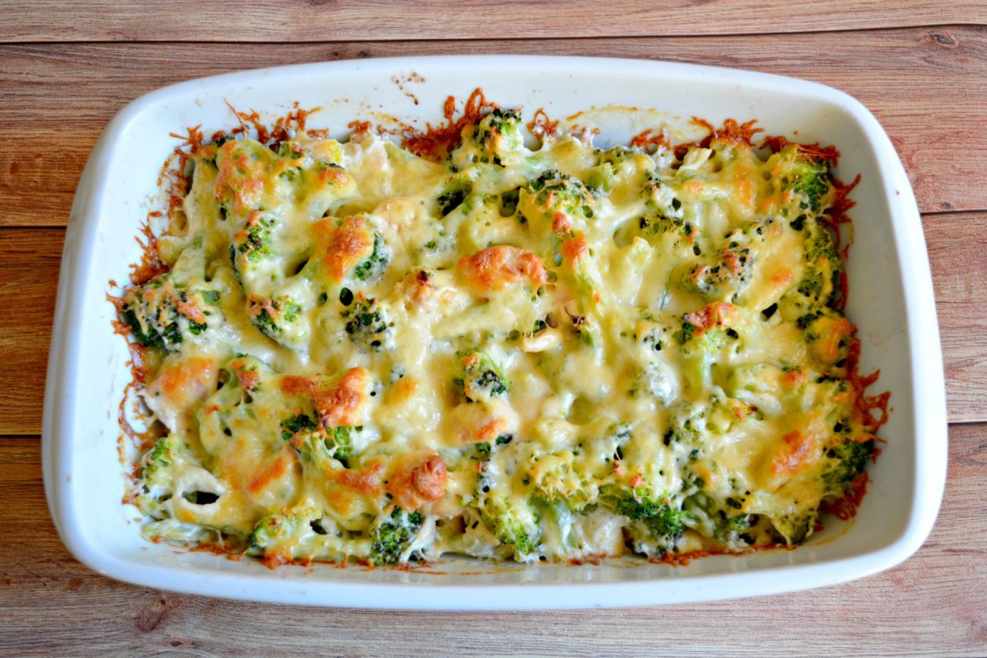 Шаг 11 приготовления Запеканка с брокколи и курицей