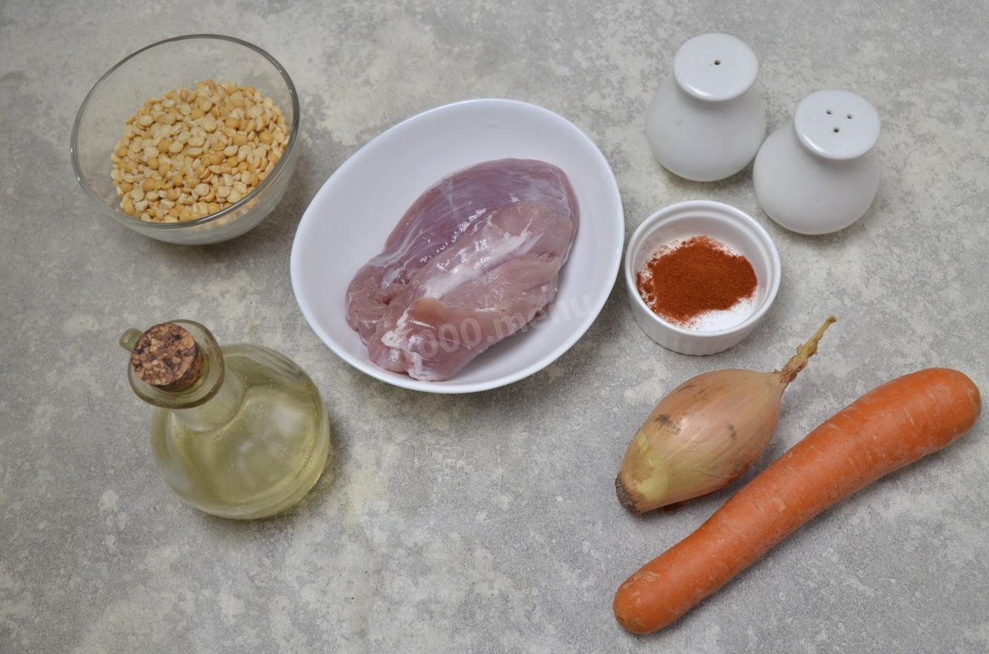 Шаг 1 приготовления Гороховая каша с мясом