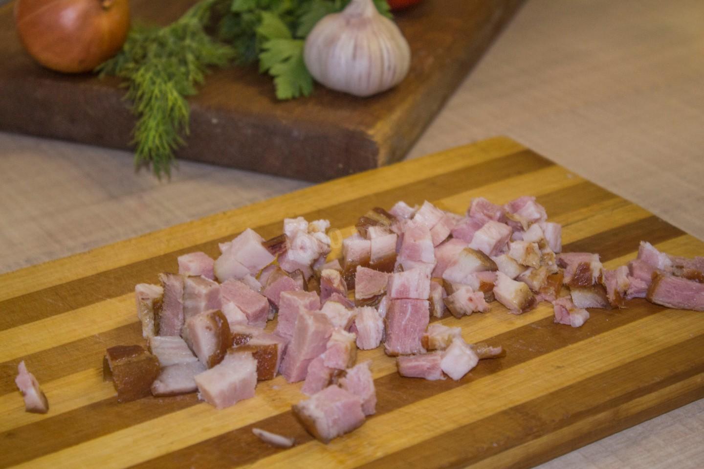Шаг 6 приготовления Солянка из квашеной капусты с мясом
