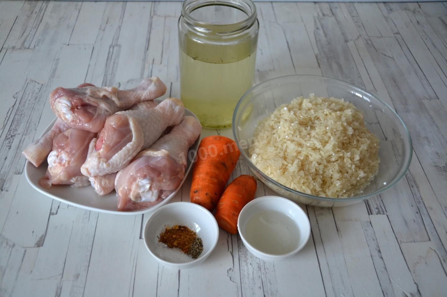 Шаг 1 приготовления Ленивая курица в духовке