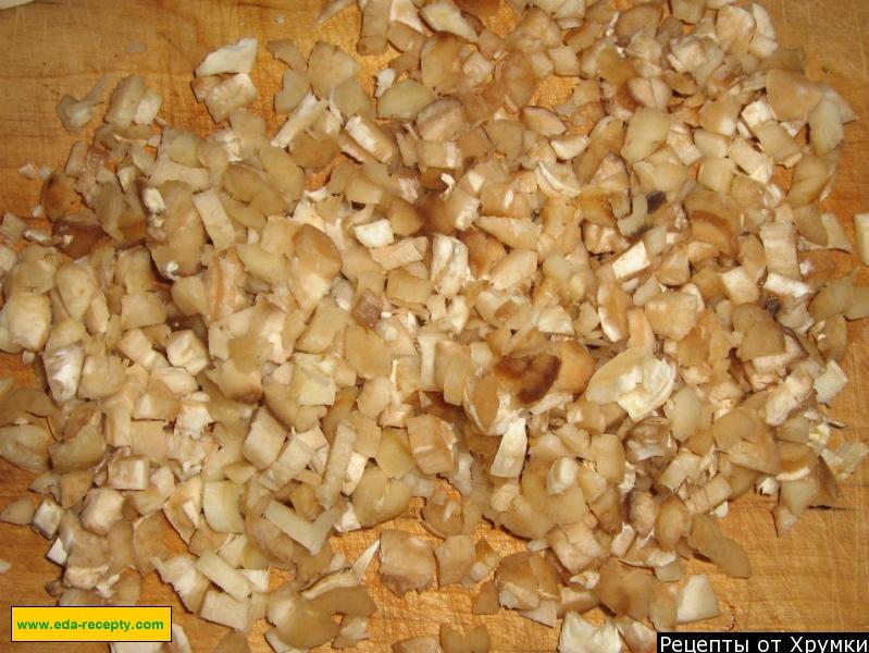 Шаг 4 приготовления Куриная грудка фаршированная грибами и сыром